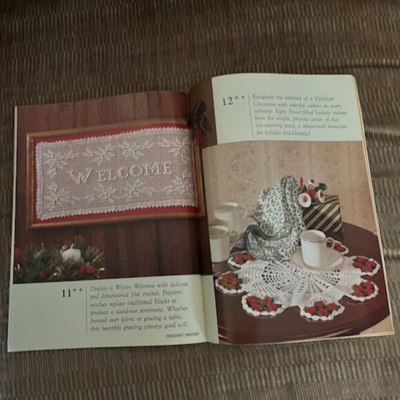 2/$35 Crochet Fantasy 34 Favorites for Christmas Vol 12 No 7 Nov 1993 Vintage - Picture 3 of 6